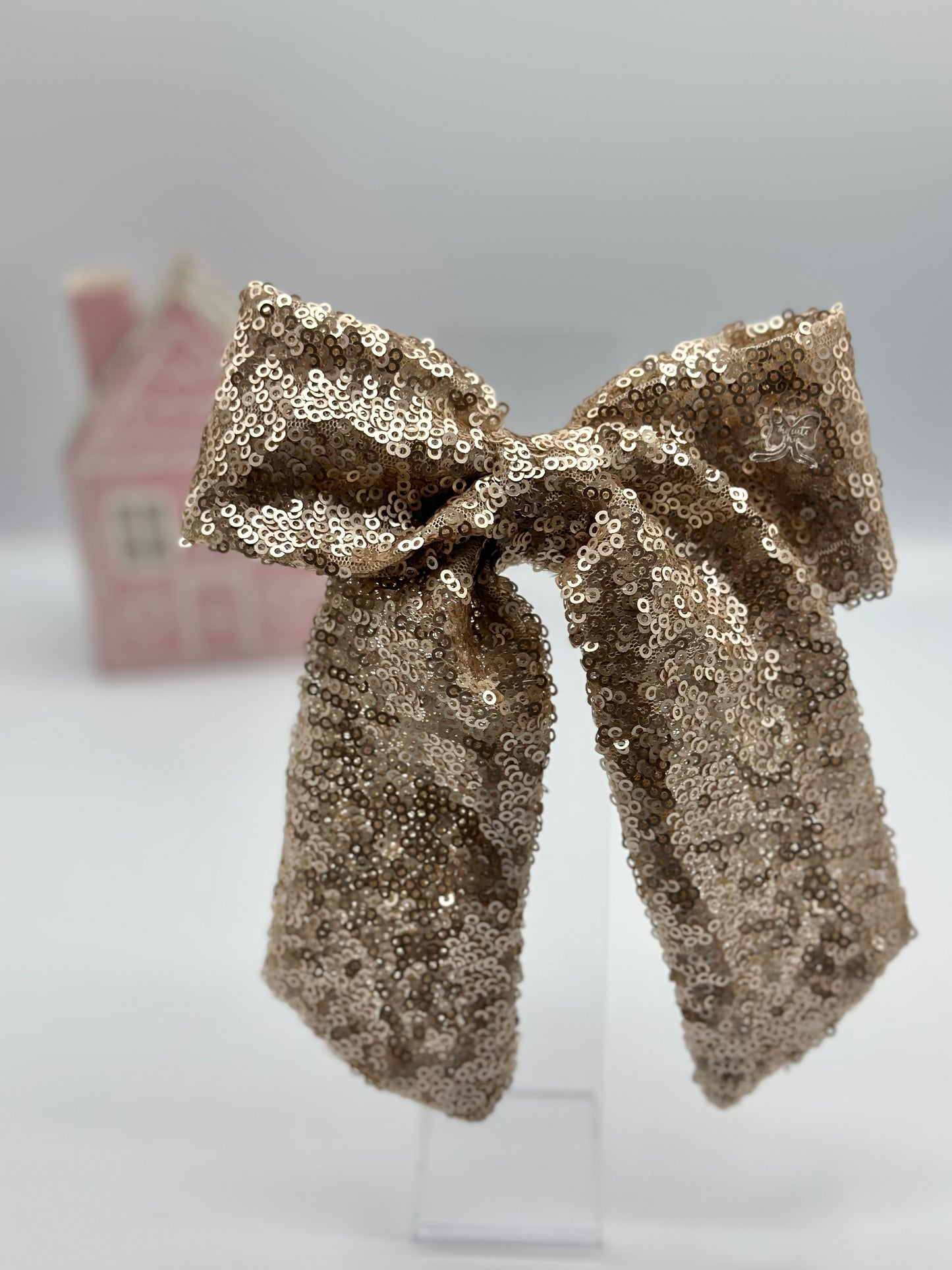 Sequin bow